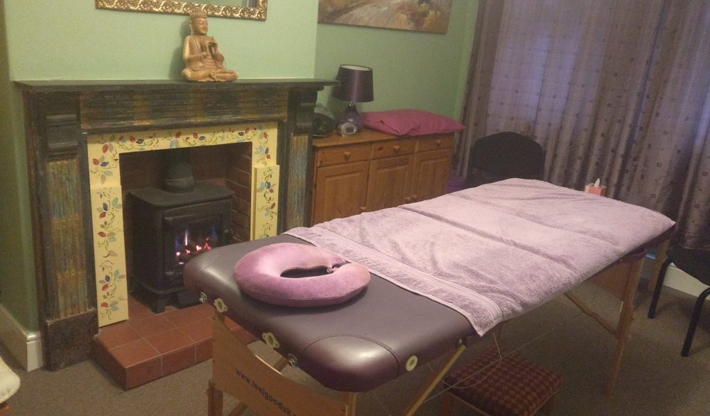 Massage therapy room, York